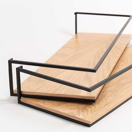 KAZAI  Zestaw Półek Ściennych STENN Półki Wiszące zestaw 2 półek nowe