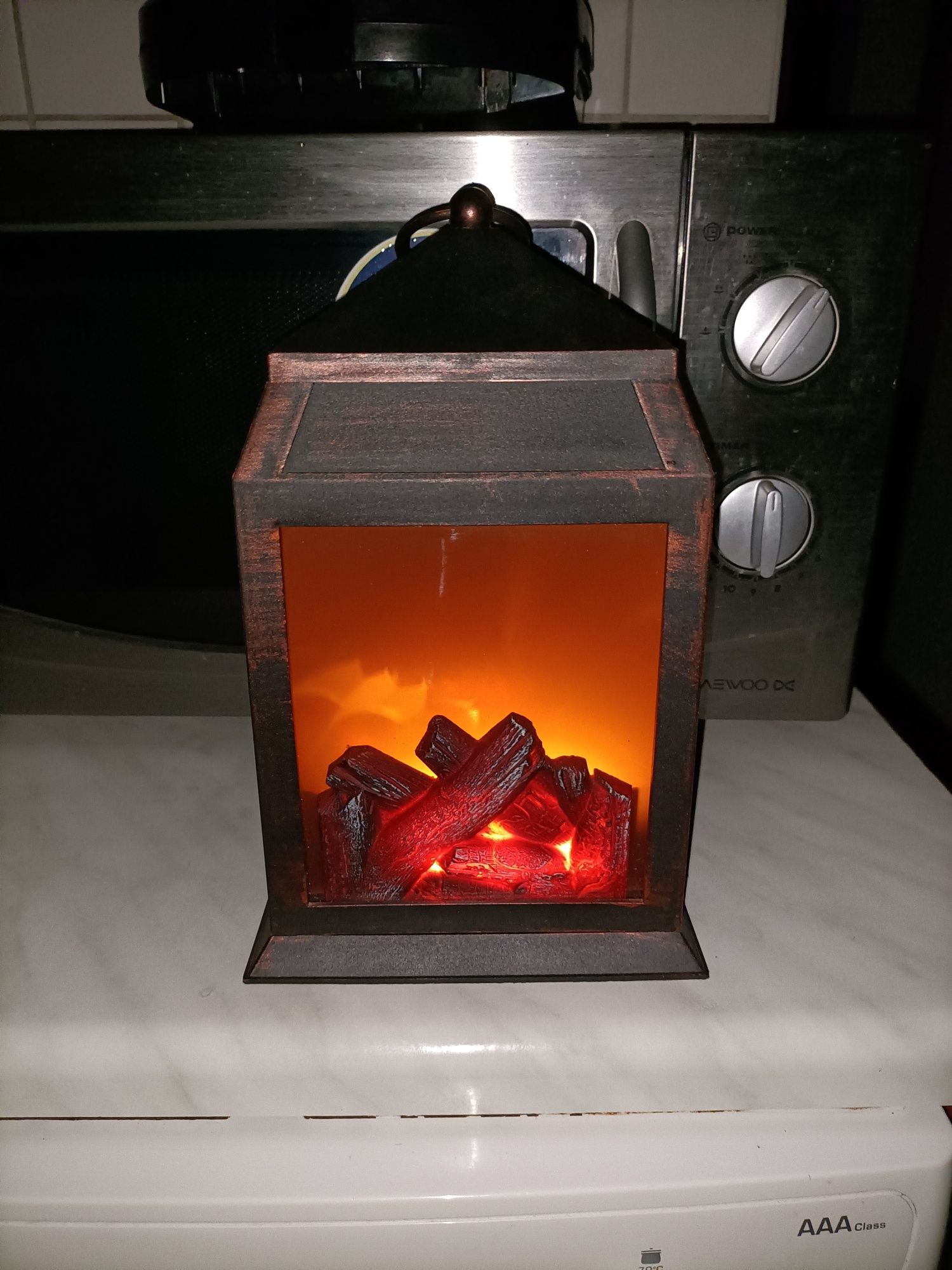 Lampka LED kominek