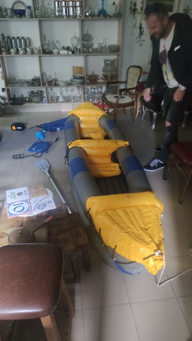 Каяк Байдарка Crivit Inshore 335 лодка надувная SUP САП весло каноэ