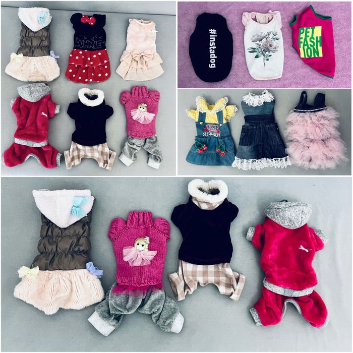 Комбинезон куртка жилет кофта платье одежда  для собак pet fashion