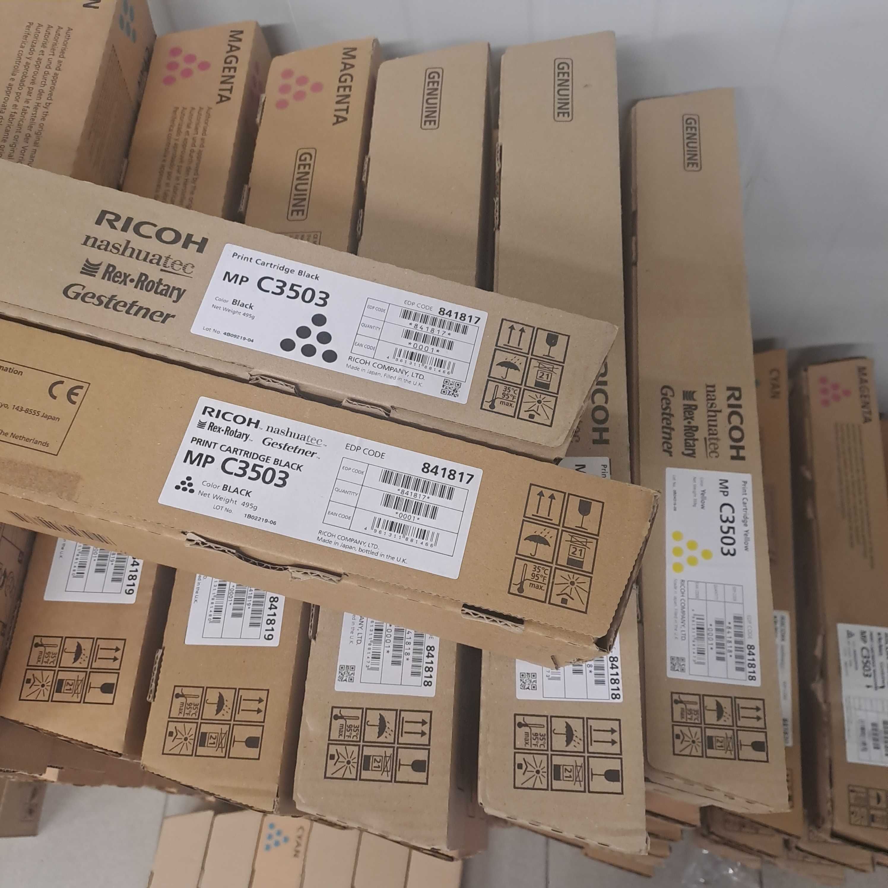 Toner Ricoh MP C3503 c, m, y Faktura VAT