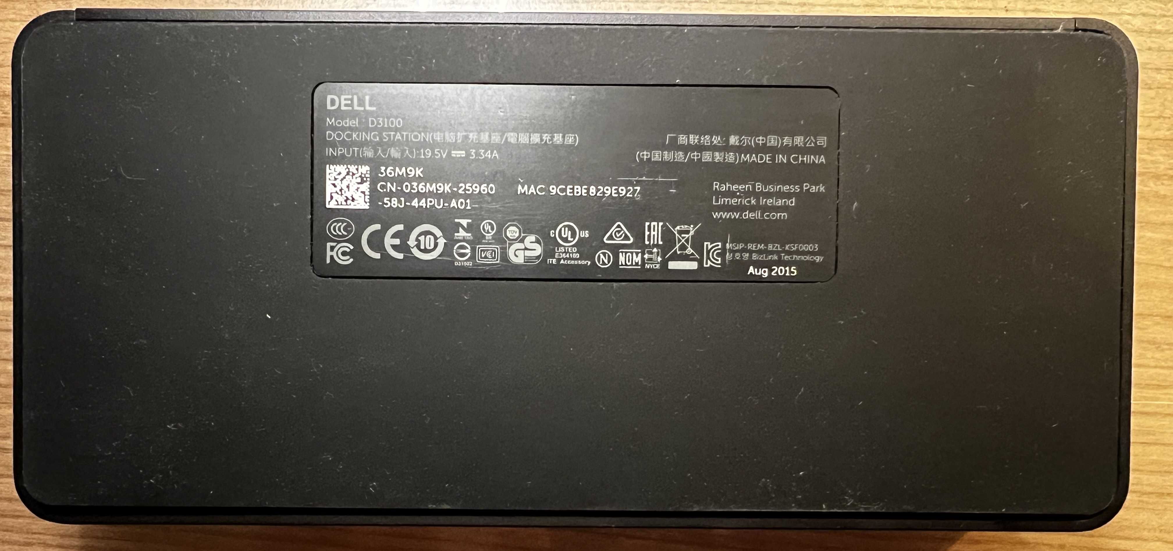 Display Link Dell D3100