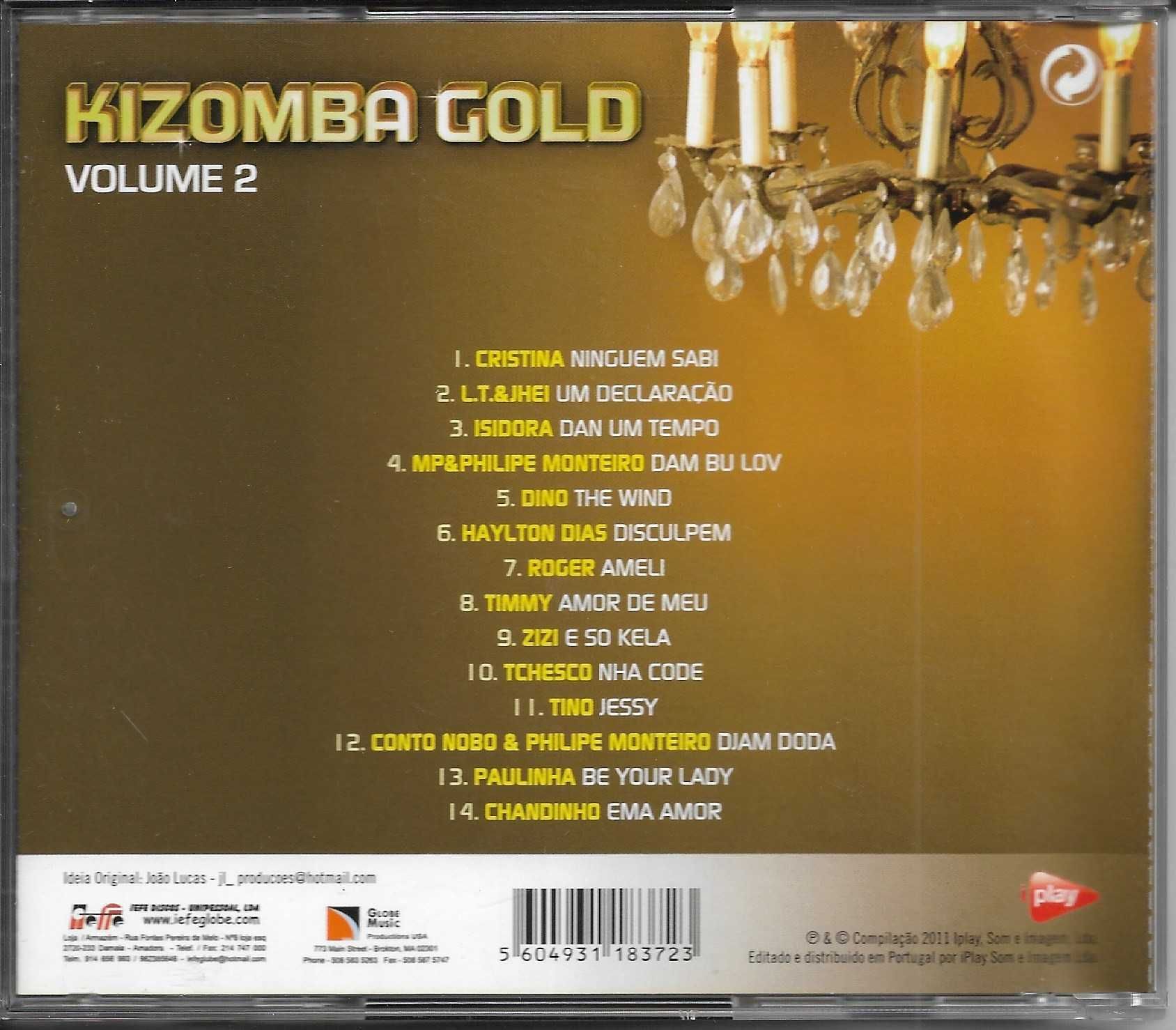 CD's de Kizomba (Gold e Sertanejo)