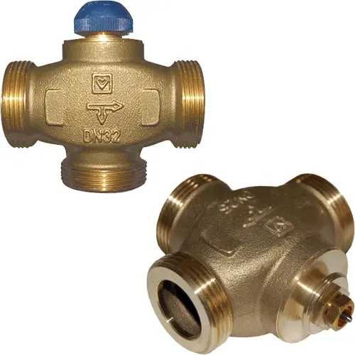 Триходовий термостатичний клапан HERZ CALIS-TS-RD DN20 , DN25 , DN32