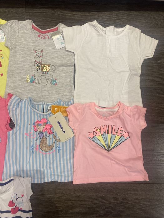 T shirt koszulka bluzka rozm 74 stan idealny, cena za 1 szt