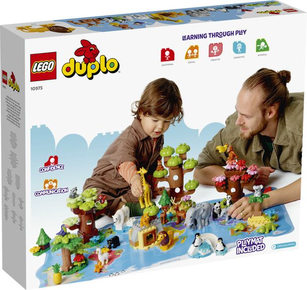 Конструктор LEGO DUPLO Дикі тварини світу (10975) лего