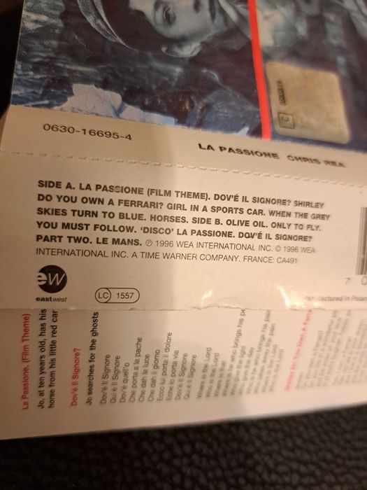 La Passione Chris Rea kaseta magnetofonowa