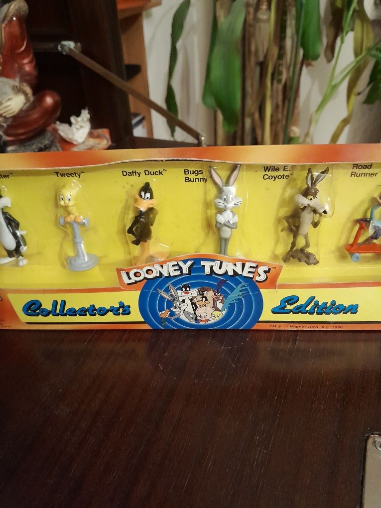 Figuras da Looney Tunes em aço Edição de coleção do ano 1990