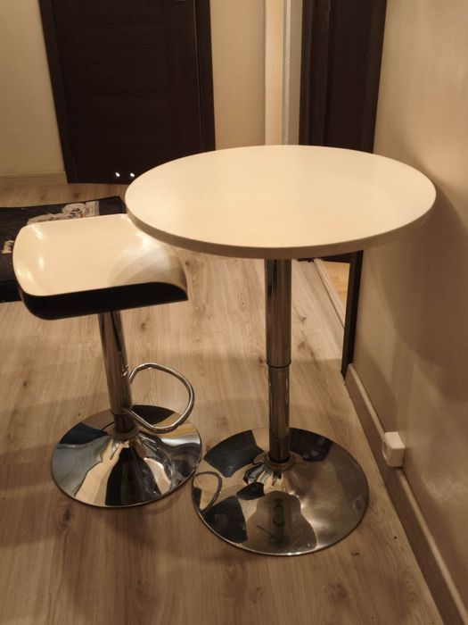 Stolik krzesło regulowane białe okazja