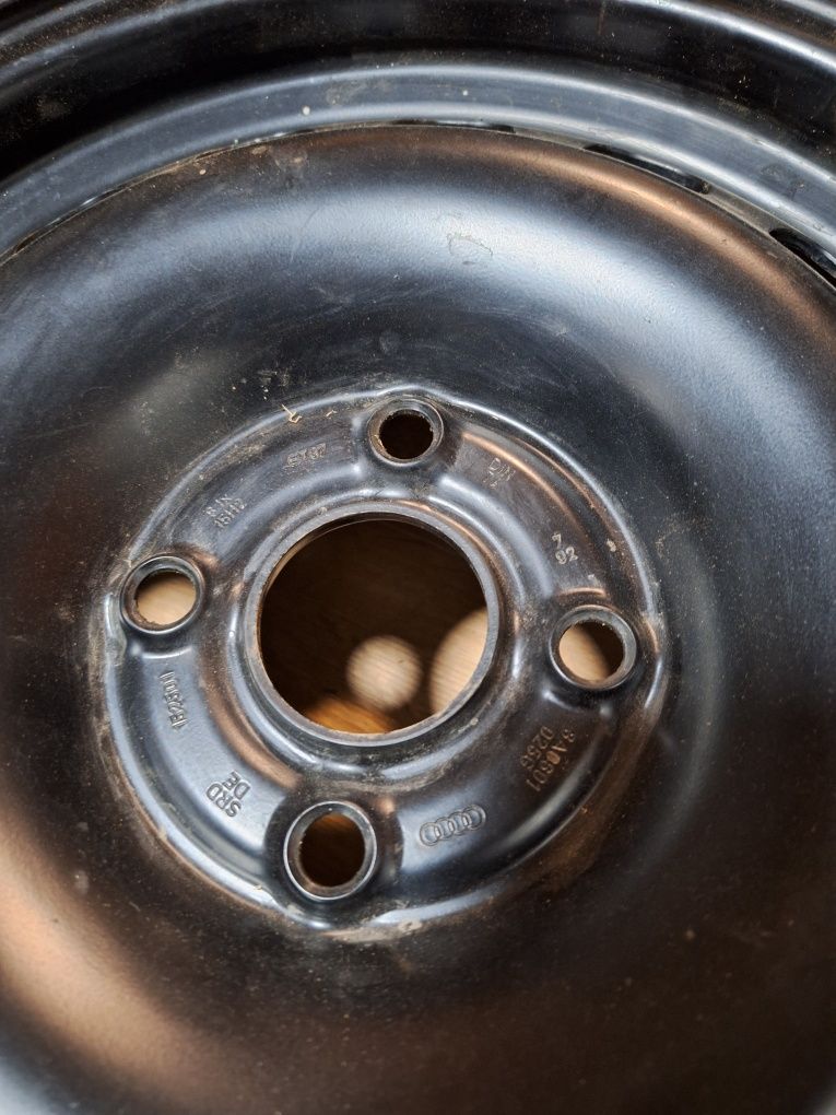 Koło zapasowe stalowe 15 cali 4x108 audi 80 B3, B4
