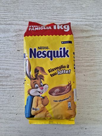 Какао Несквік Nesquik Nestle Шоколадний напій 1 кг Італія!