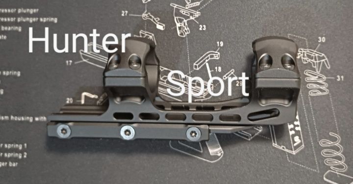 Кронштейн, моноблок Leapers accu-sync offset d-30 . Ar15/Ак