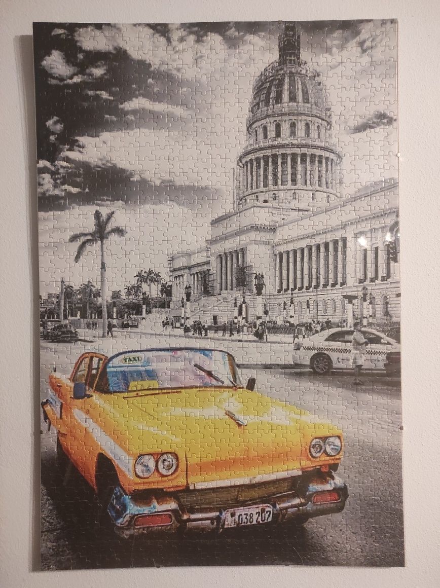 Puzzle 1000 elementów "Taxi in Havana"