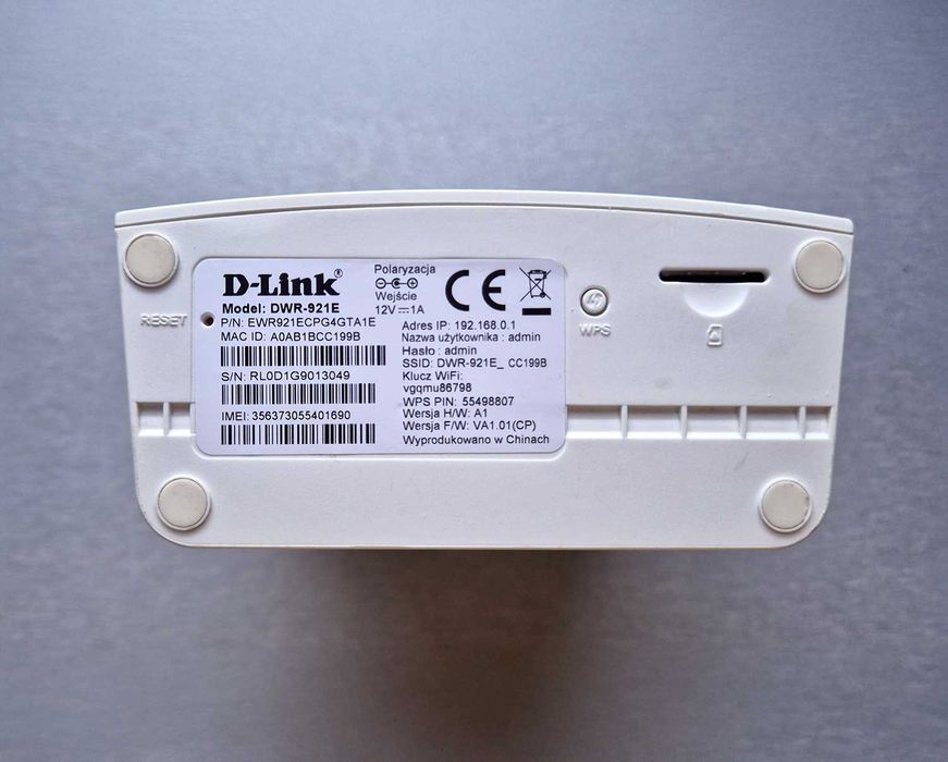 Router internetu mobilnego LTE D-Link DWR-921E