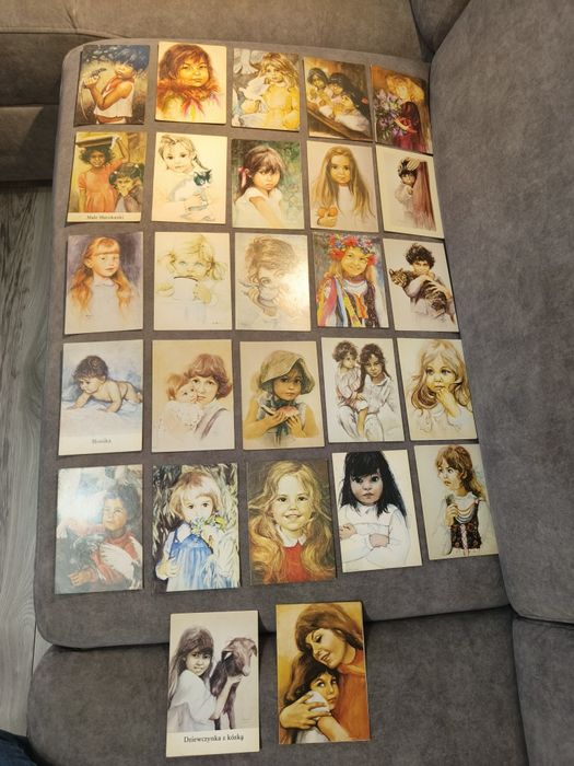 Pocztówki dzieci D. Muszyńska -Zamorska 28szt.