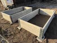 Warzywnik betonowy Skrzynia  Donica na warzywa  250x125