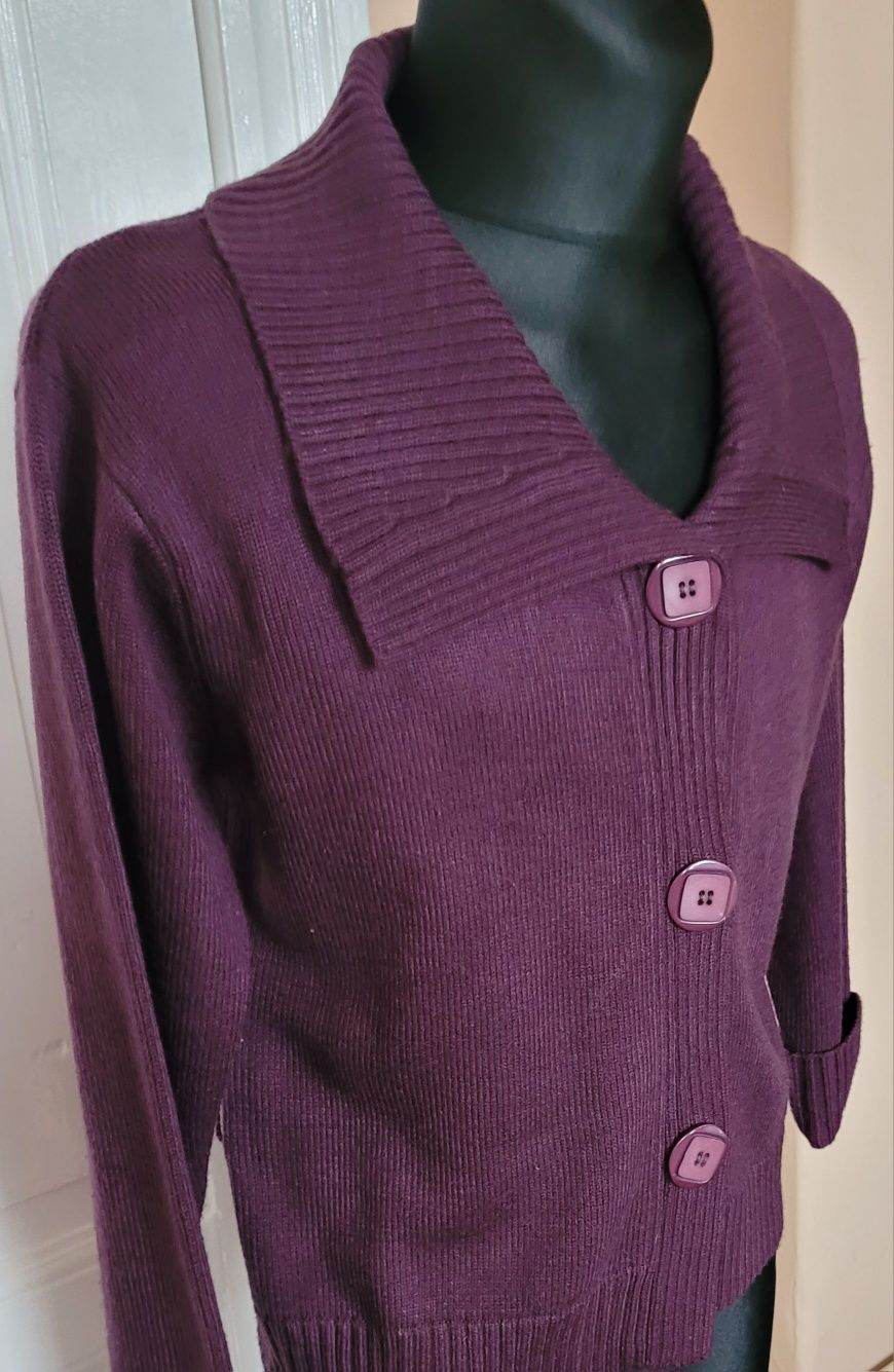 Sweter damski  bordowy fiolecik Claudia.C, rozm.M/L