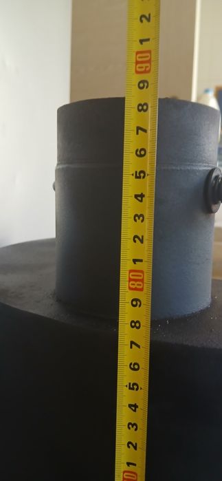 Salamandra a lenha como nova pouco uso possível entrega