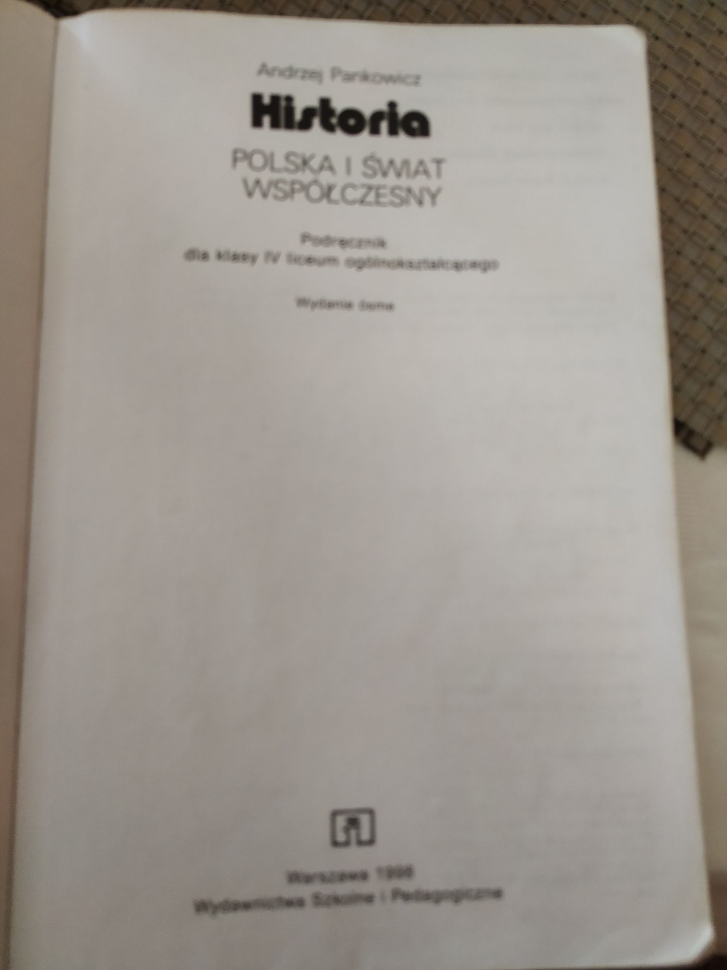 Historia 4 Polska i świat współczesny Pankowicz