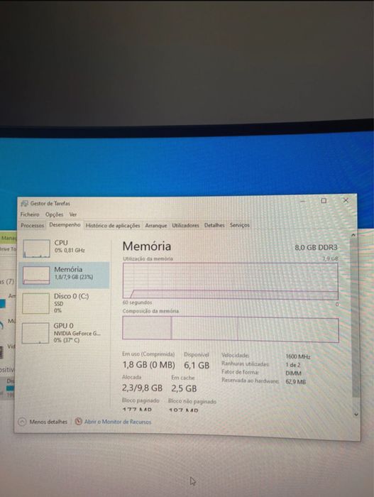 Computador - i3 / gtx 950 / ssd 222gb / 8gb ram