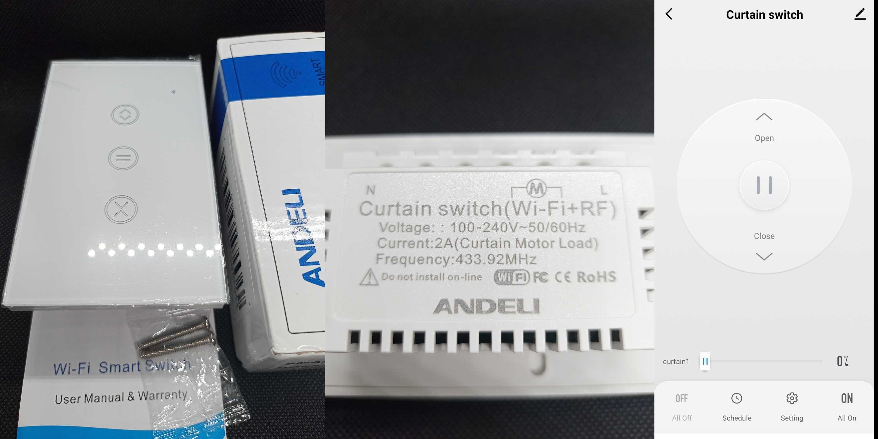 Термостат вимикач Tuya ZigBee WI-FI