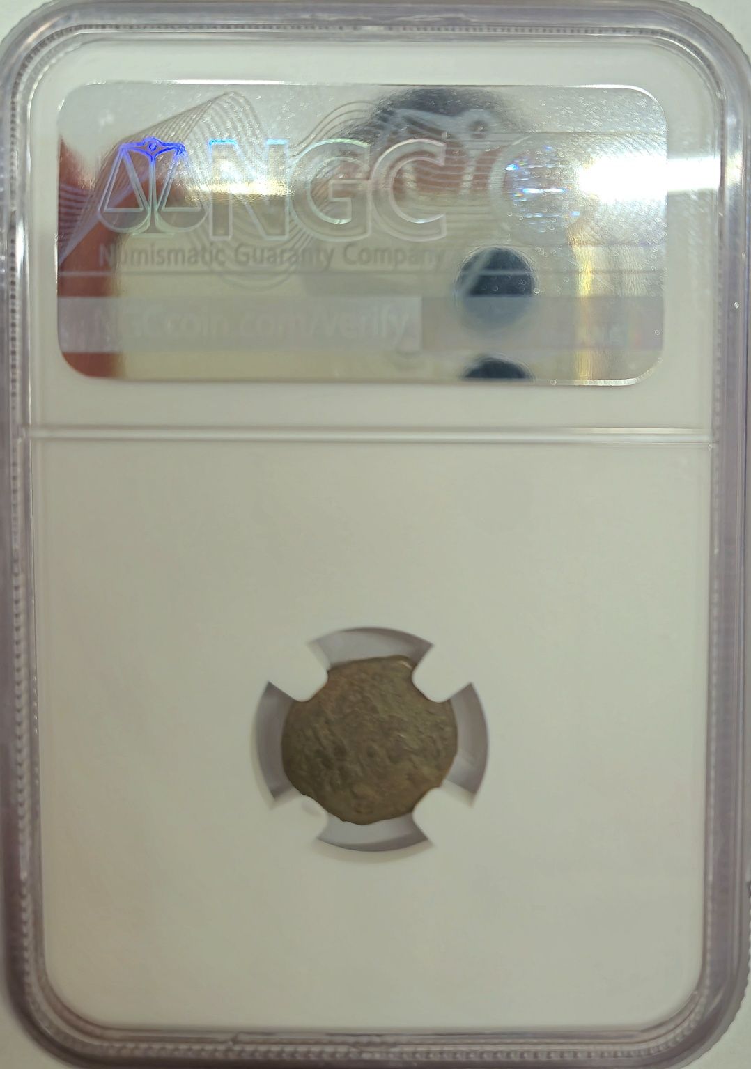 Oryginalna moneta rzymska - Cesarz Honoriusz - grading NGC