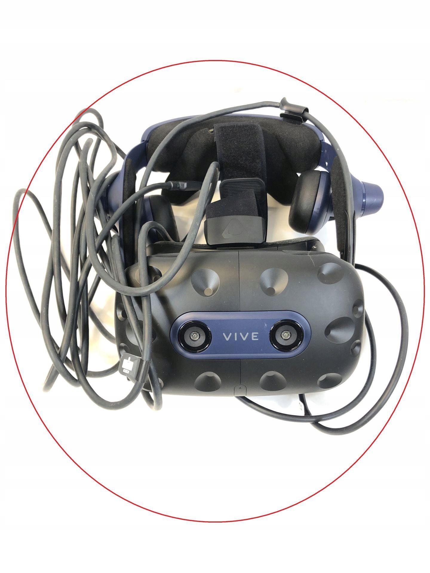 HTC VIVE Pro 2 Full Kit zestaw VR 5K 120Hz 120° do gier PC