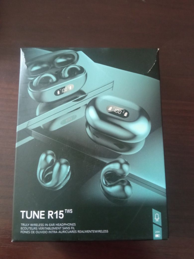 TWS słuchawki douszne klips TUNE R 15