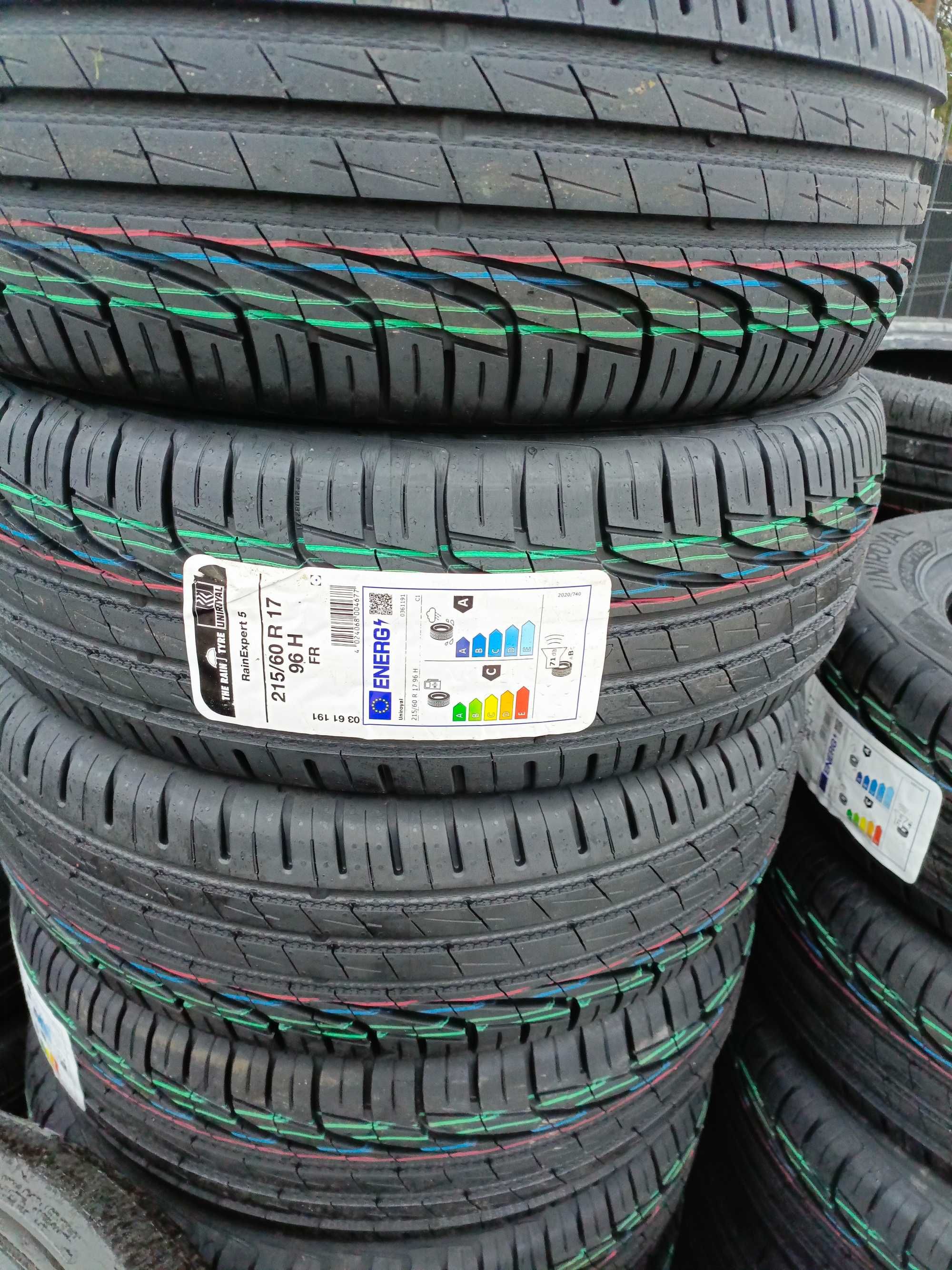 Najtaniej Nowe opony letnie 215/60/17 Uniroyal montaż/wysyłka 0zł