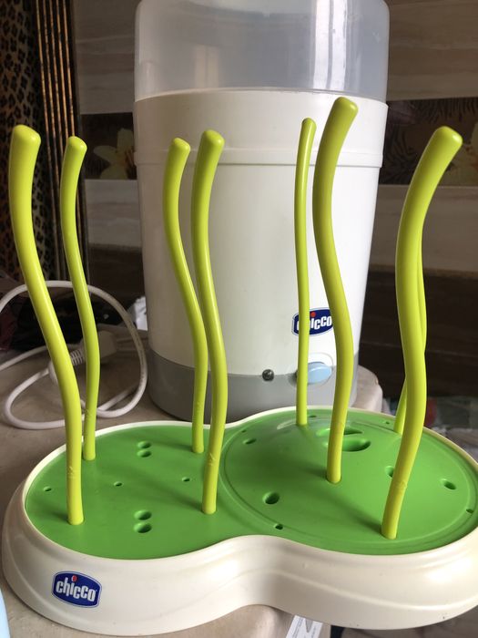 Лот! Стерилизатор chicco, сушилка для бут., бутылочка, масло bubchen