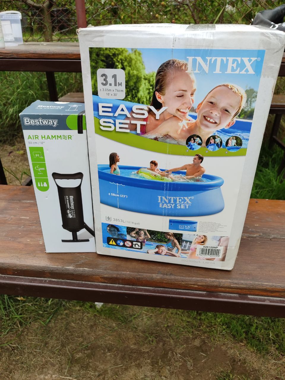 Надувний басейн 305x76 см Intex