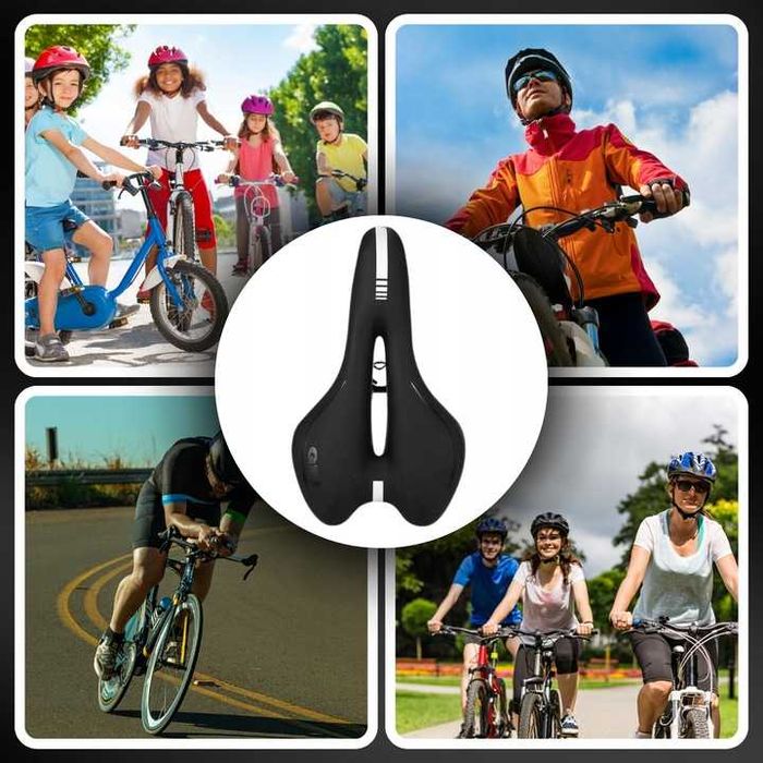 Siodełko ROWEROWE Damskie Męskie ŻELOWE Siedzenie SPORTOWE WYGODNE