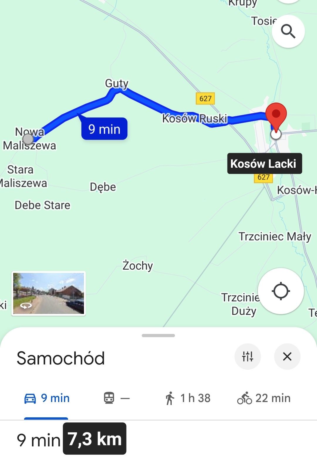 Działki rolne Nowa Maliszewa, gmina Kosów Lacki,  Bezpośrednio