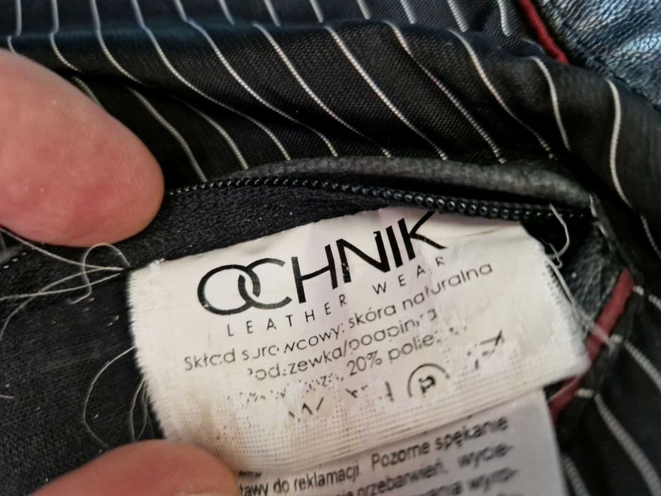 Kurtka skórzana męska Ochnik Rozmiar M