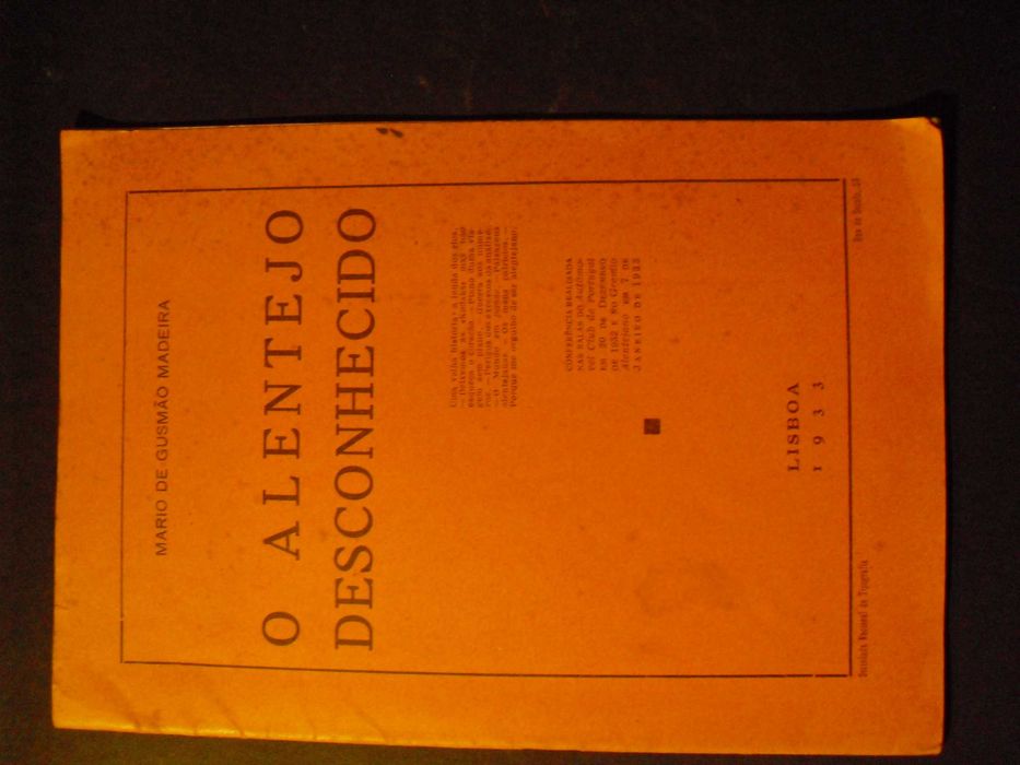 Madeira (Mário de Gusmão);O Alentejo Desconhecido