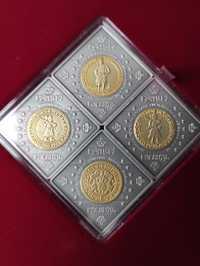 Козацькі клейноди, 4 срібні монети 2021, НБУ