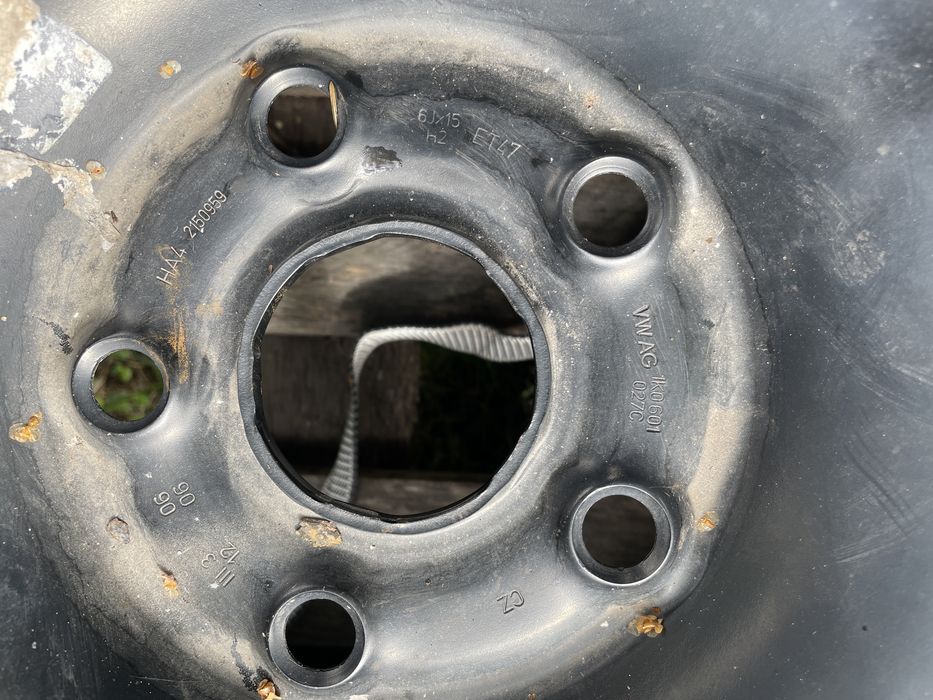 Felgi stalowe 6x15 5x112 ET47 VW Skoda Seat Audi oryginalne
