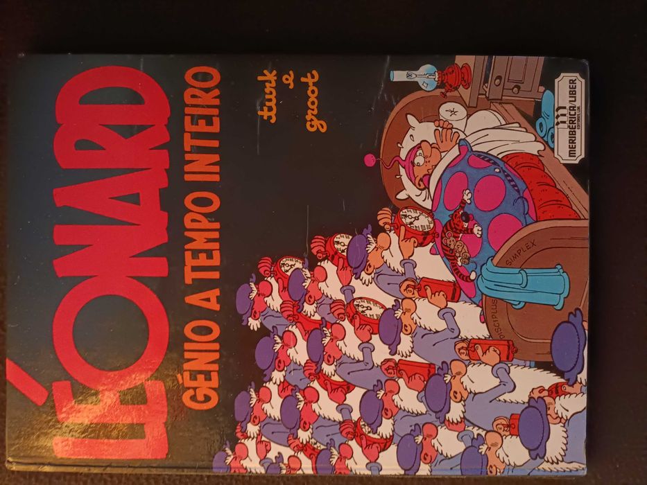 Léonard - Génio a tempo Inteiro -  banda desenhada - portes incluídos