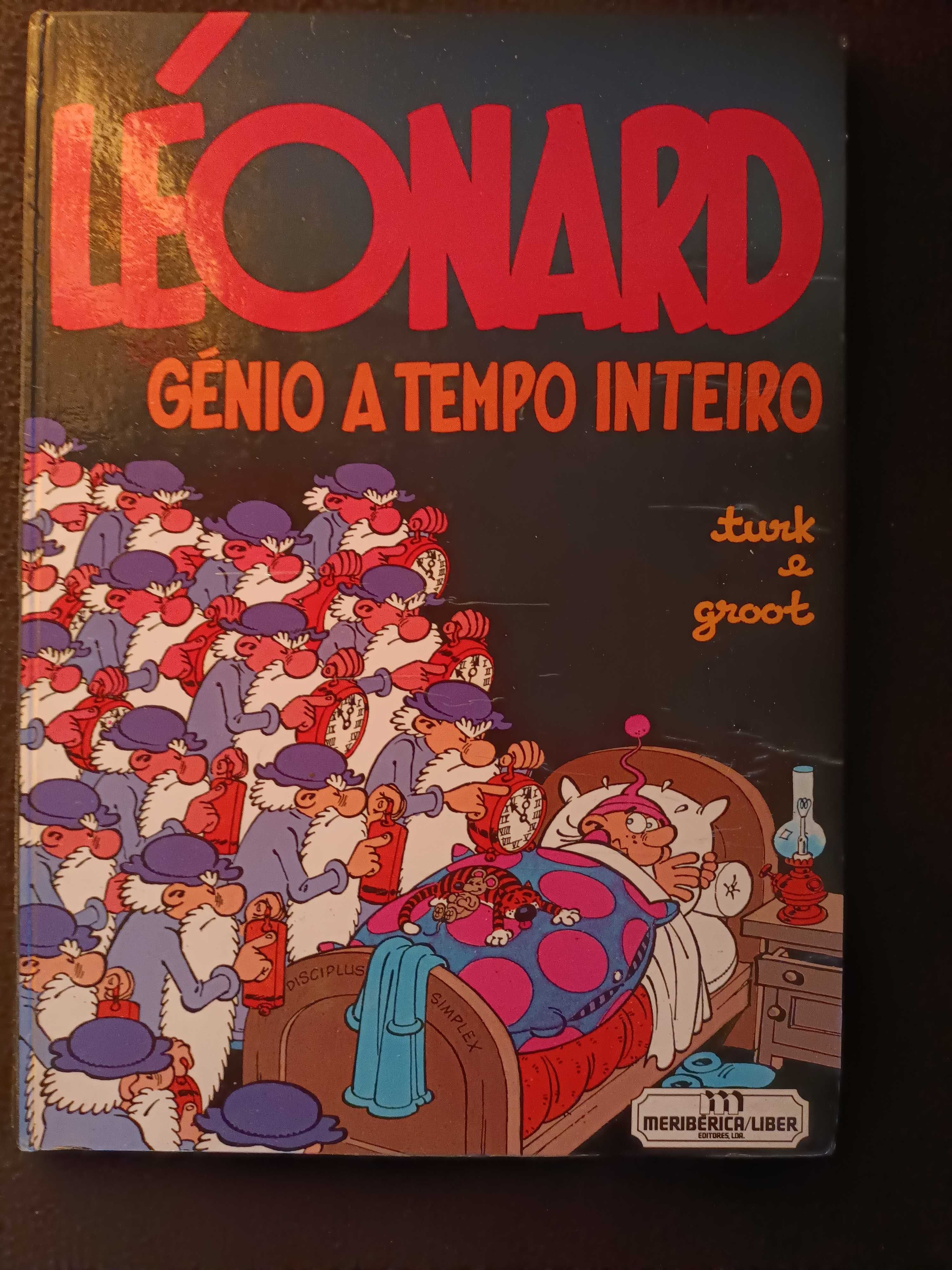Léonard - Génio a tempo Inteiro -  banda desenhada - portes incluídos