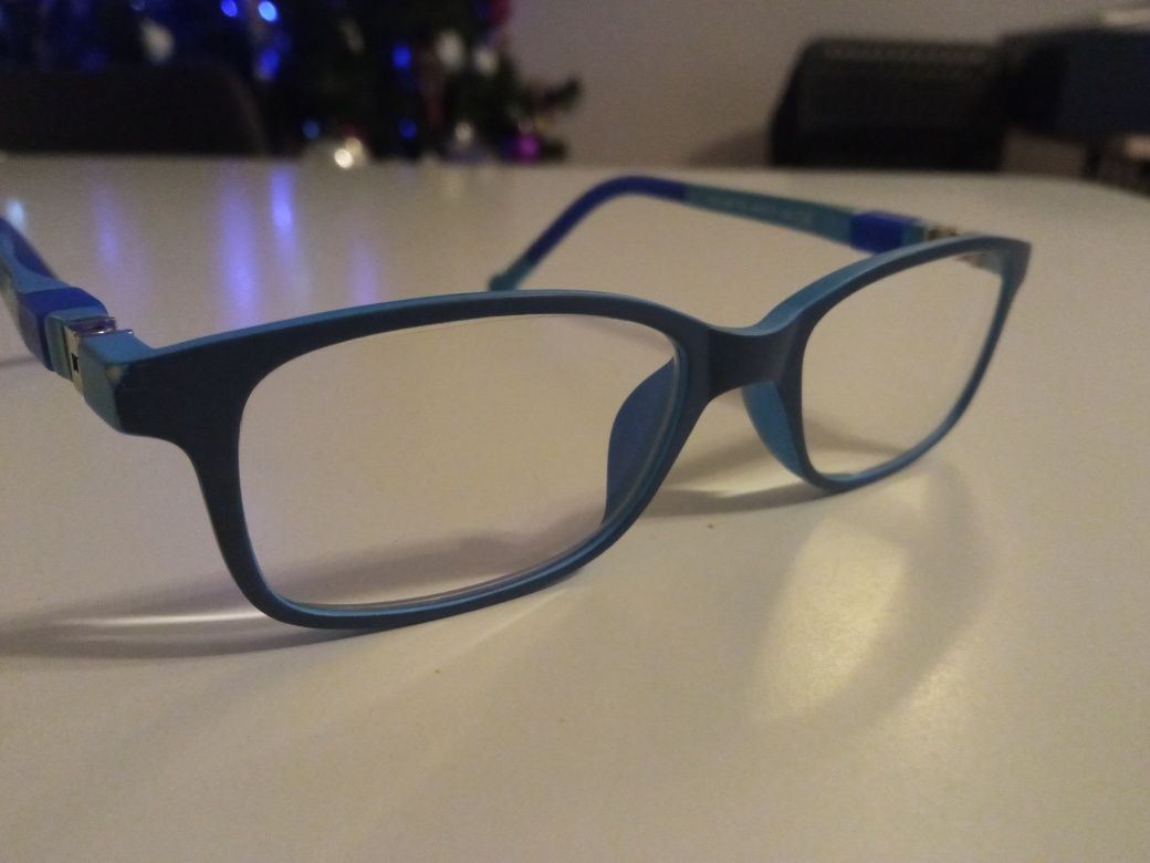 Okulary Oprawki niebieskie korekcyjne MOISS