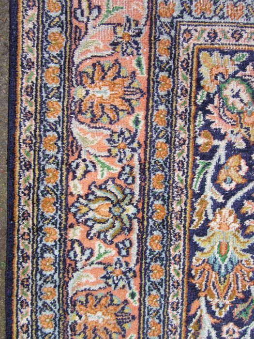 Dywan jedwabny ręcznie tkany przytarty ale warto zerknąć