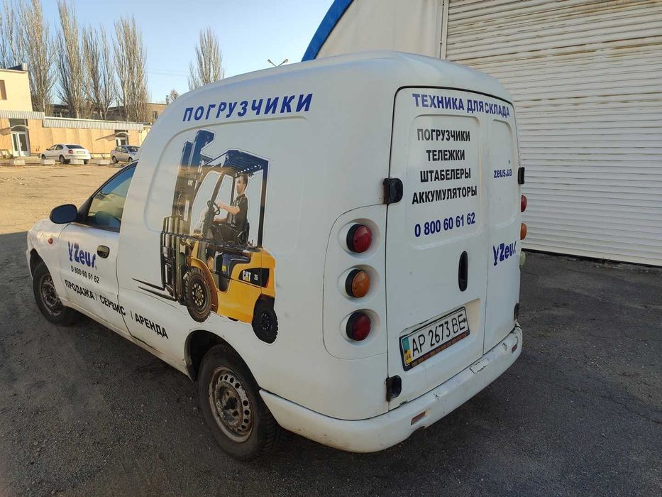 Lanos-CKD ЗАЗ 2007, пікап, пробіг 506 тис. км, хороший зовнішній стан