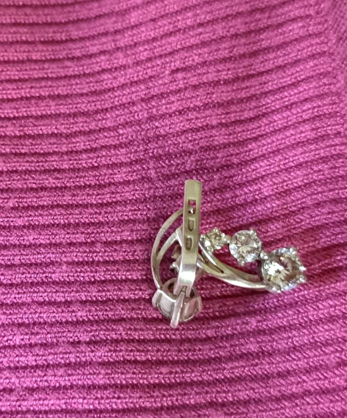 Серьги серебро 925