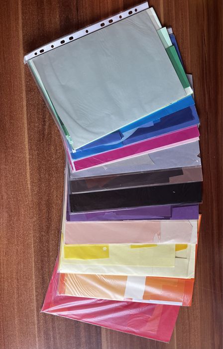 Zestaw papierów kolorowych