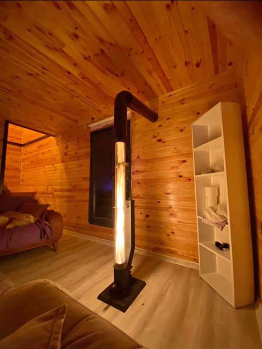 Камин обогреватель на пелетах в квартиру . Дом. СТО