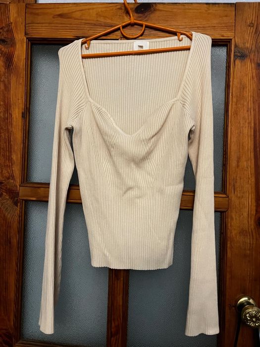 Жіночий бежевий лонгслів від H&M