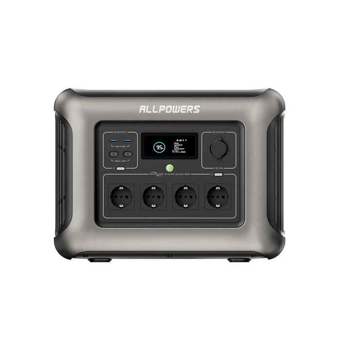 ALLPOWERS R1500 — портативна станція живлення 1800W, 1152Wh, LiFePO₄