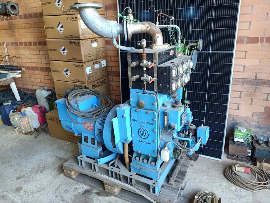 Парова машина з генератором 24кВт