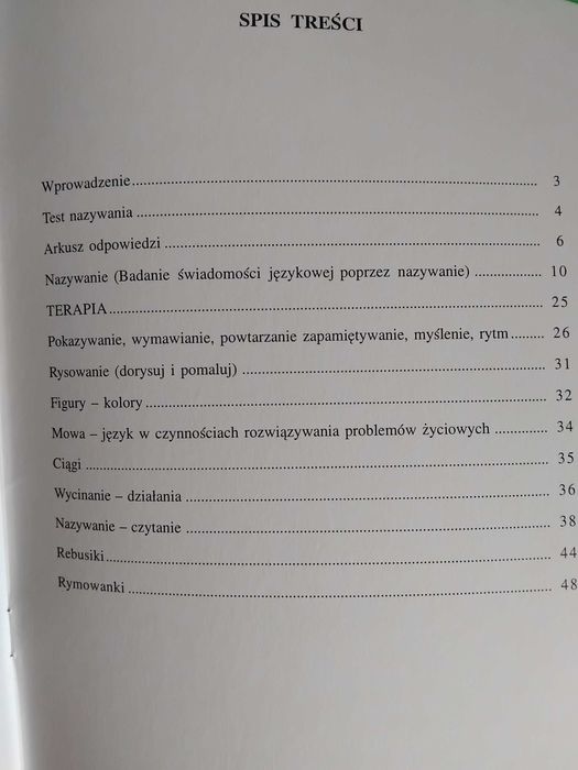 A. Balejko Test nazywania Diagnoza i terapia osób z zaburzeniami mowy