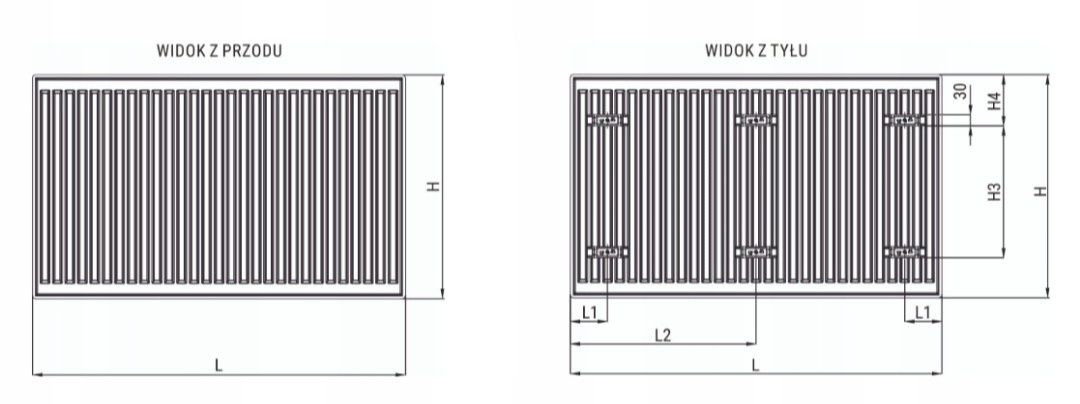 Grzejnik stalowo-panelowy 120x60